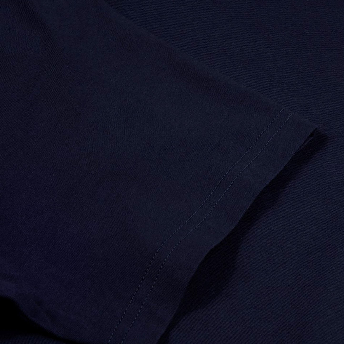 - Solid Cotton T-Shirt - Navy