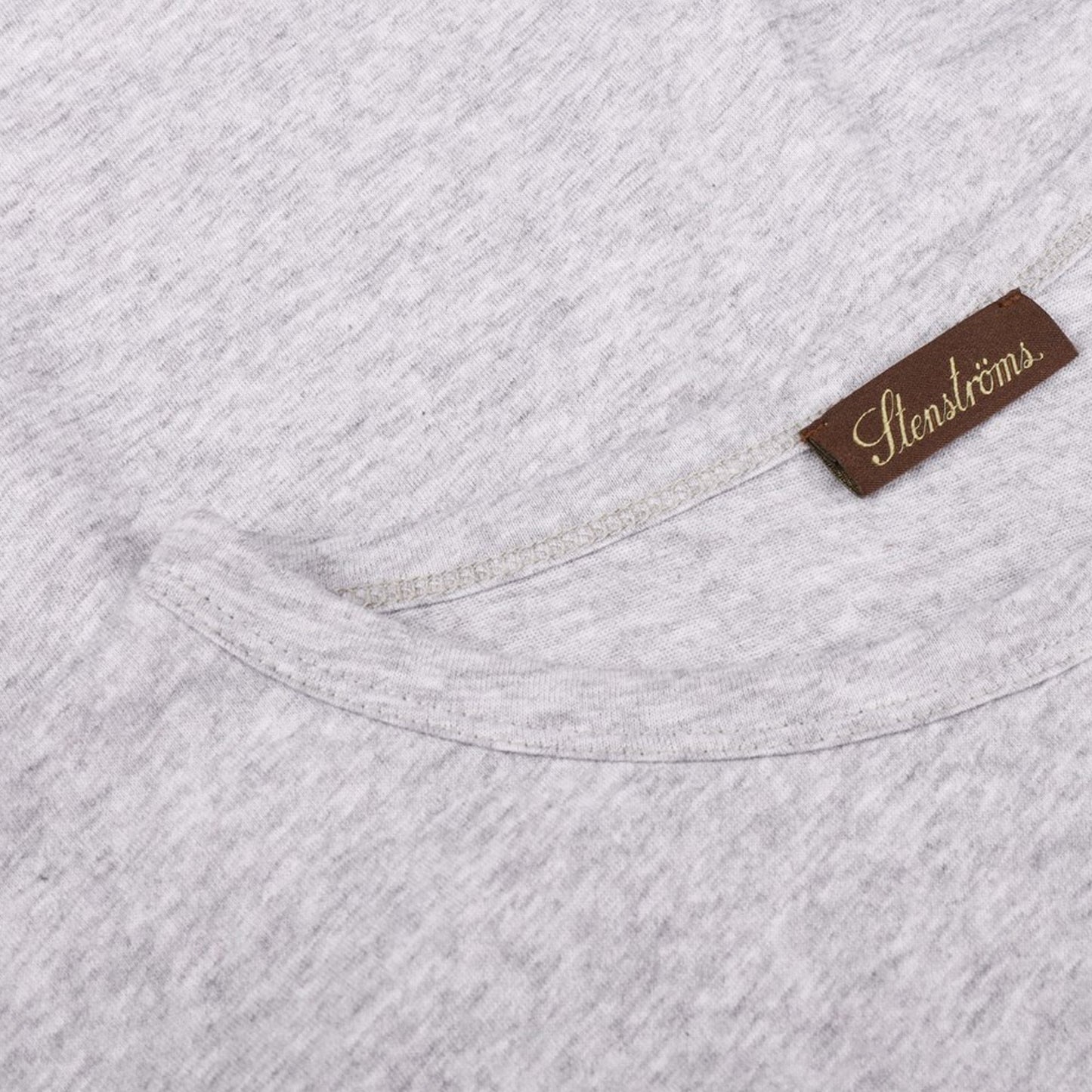 - Solid Cotton T-Shirt - Grey