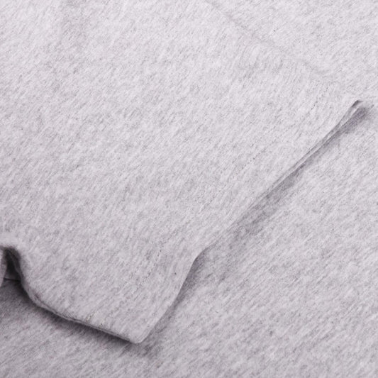 - Solid Cotton T-Shirt - Grey