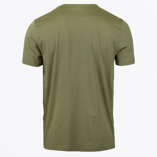 - Solid Cotton T-Shirt - Green