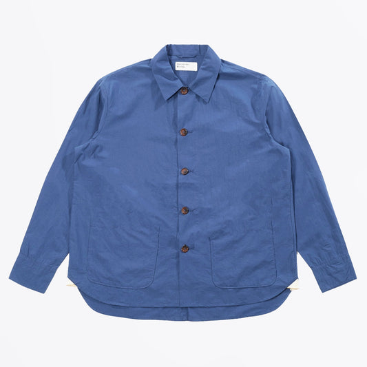 - Cotton Travail Shirt - Blue Typewriter