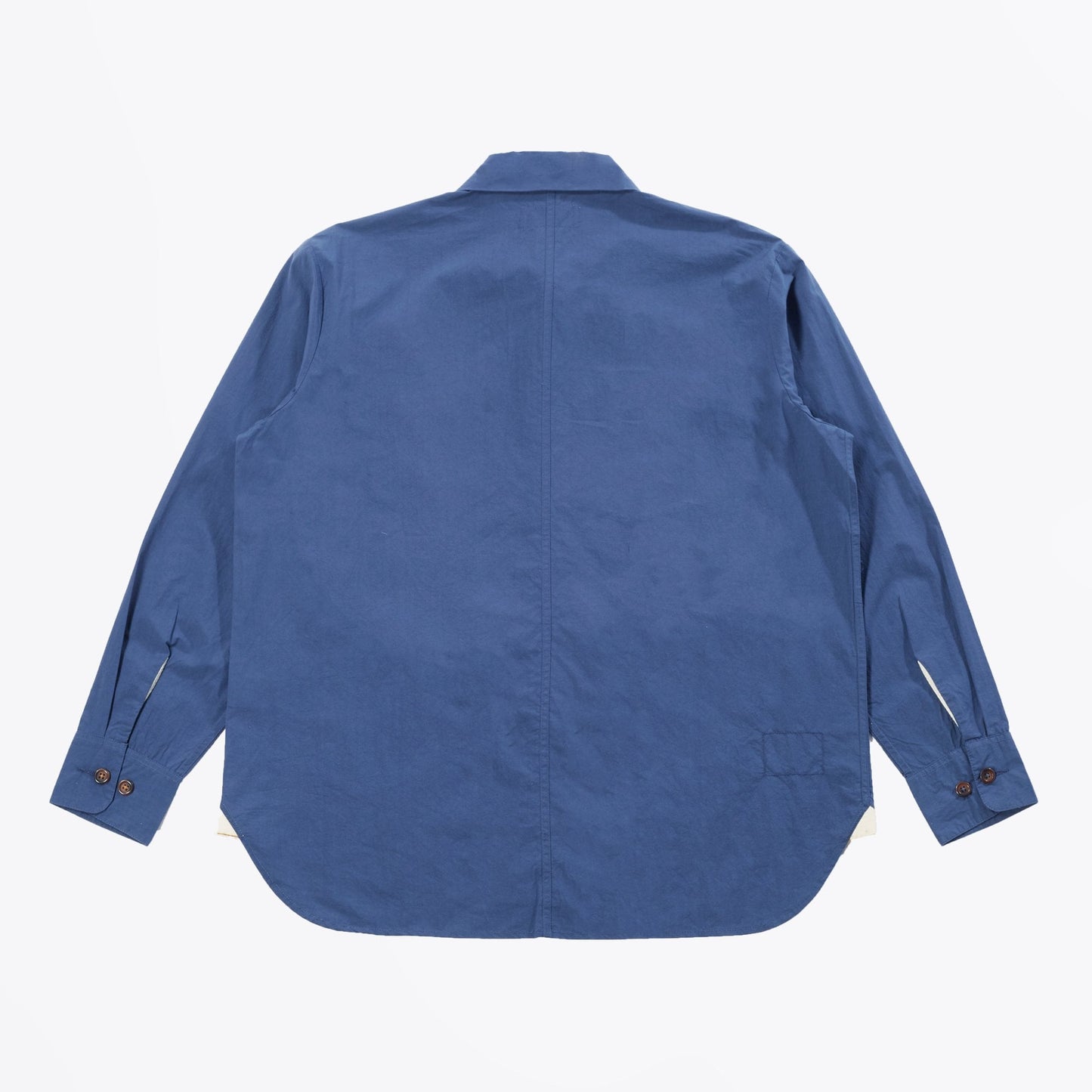 - Cotton Travail Shirt - Blue Typewriter