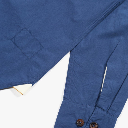 - Cotton Travail Shirt - Blue Typewriter