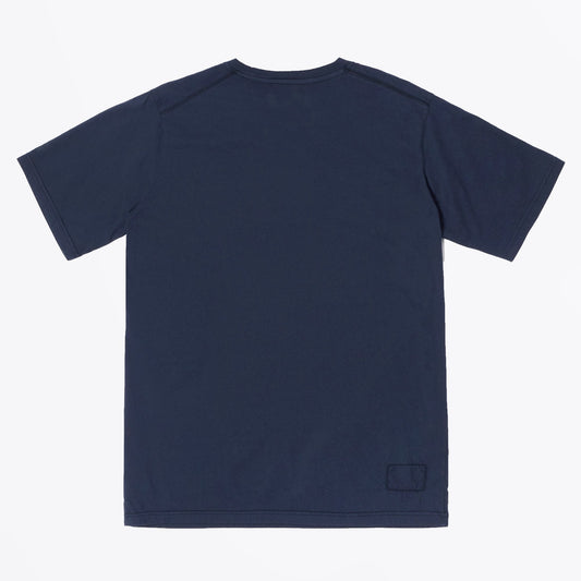- Print Pocket Organic Tee - Navy