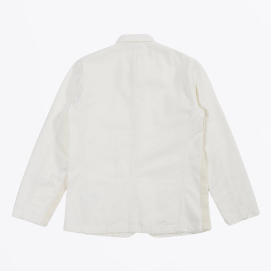 - Canvas Bakers Jacket - Ecru