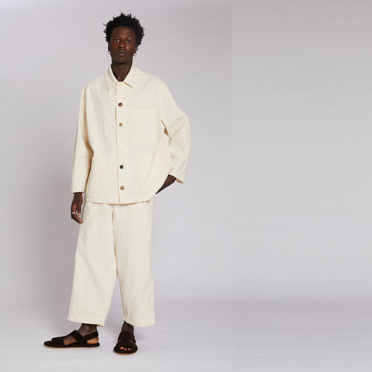 - Stae Garzoto Overshirt - Ecru