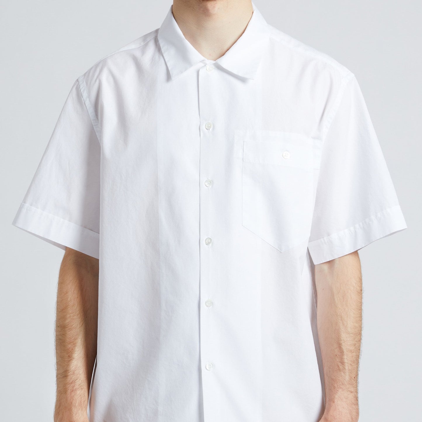 - Camicia Taccola Short Sleeve Shirt - White