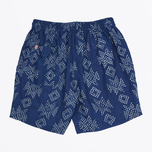 - Alghero - Bandhani Shorts - Indigo