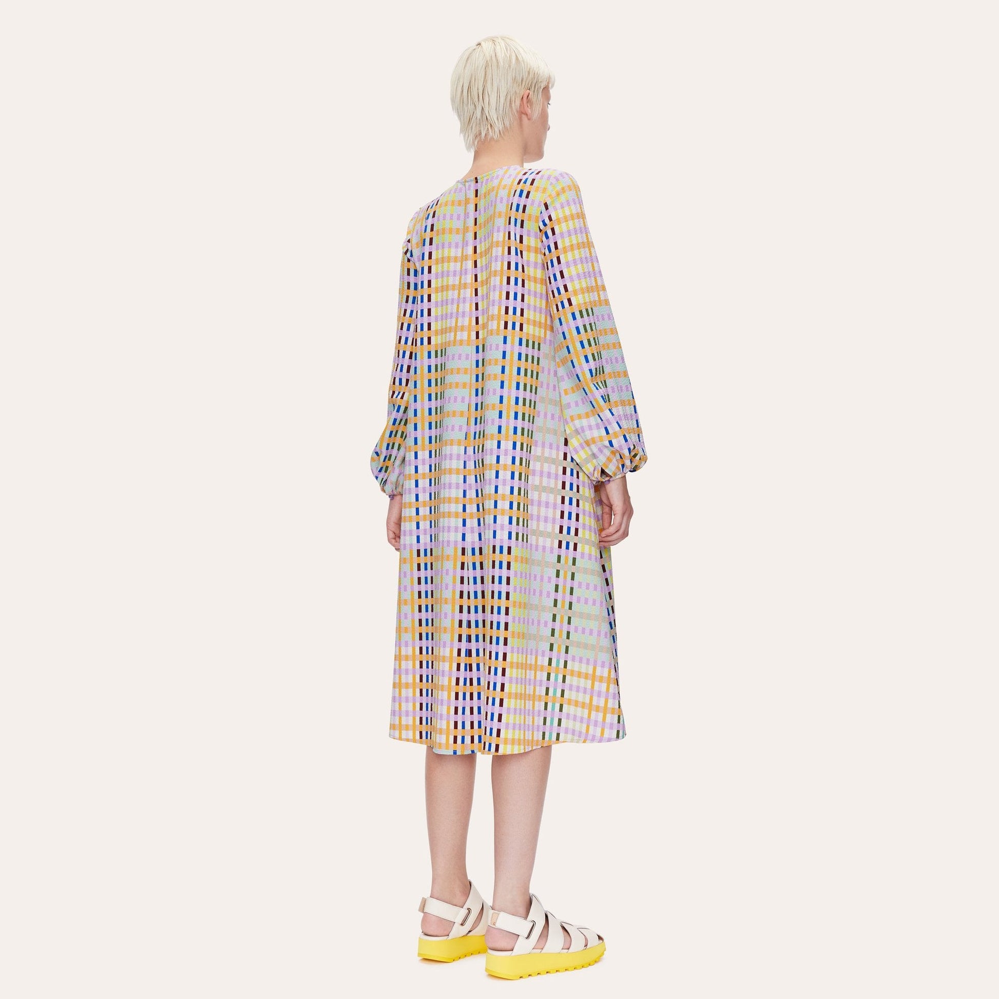 Stine Nini Dress - Techno Check