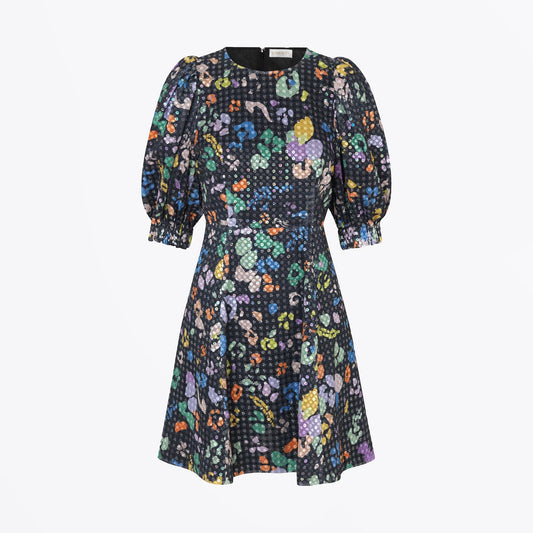 - Celina Dress - Black Leopard