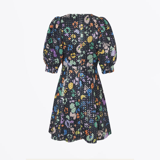 - Celina Dress - Black Leopard