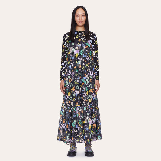 Francisca Dress - Black Leopard