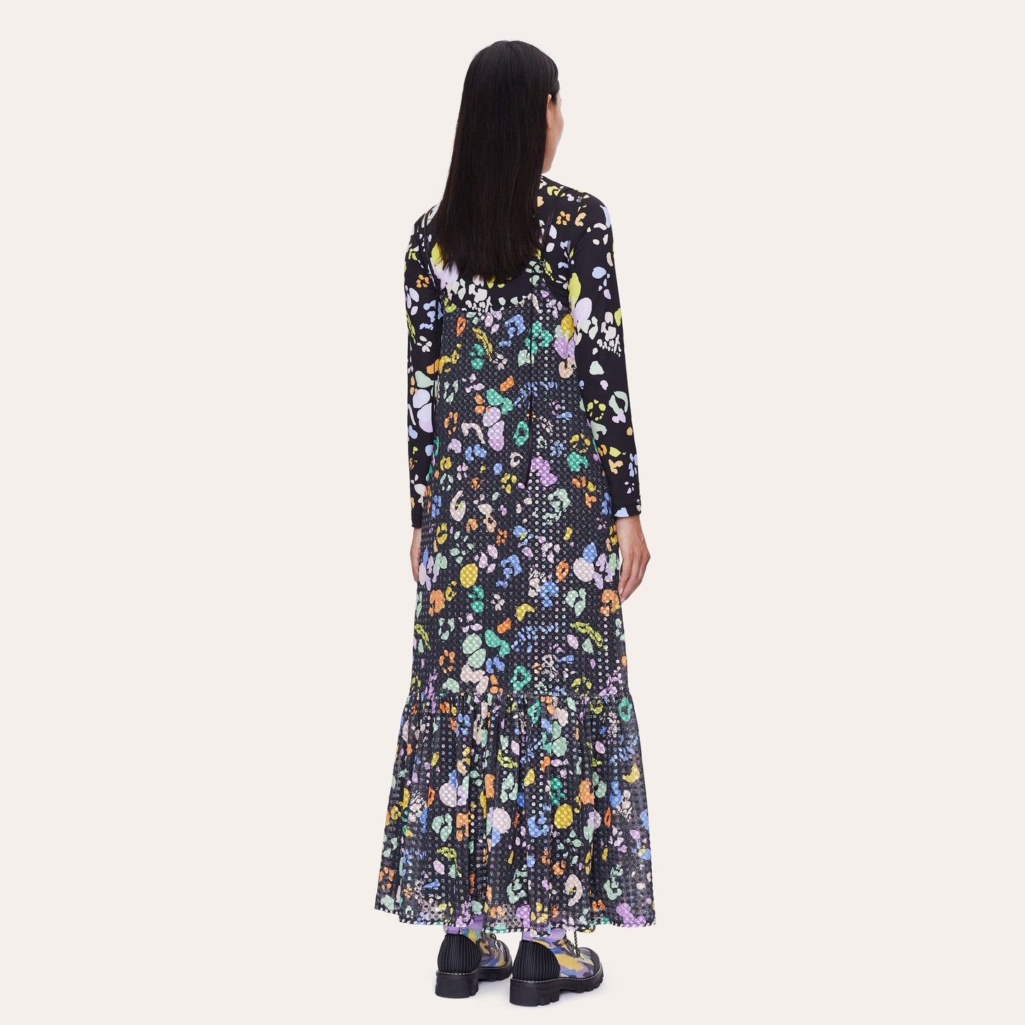 Francisca Dress - Black Leopard