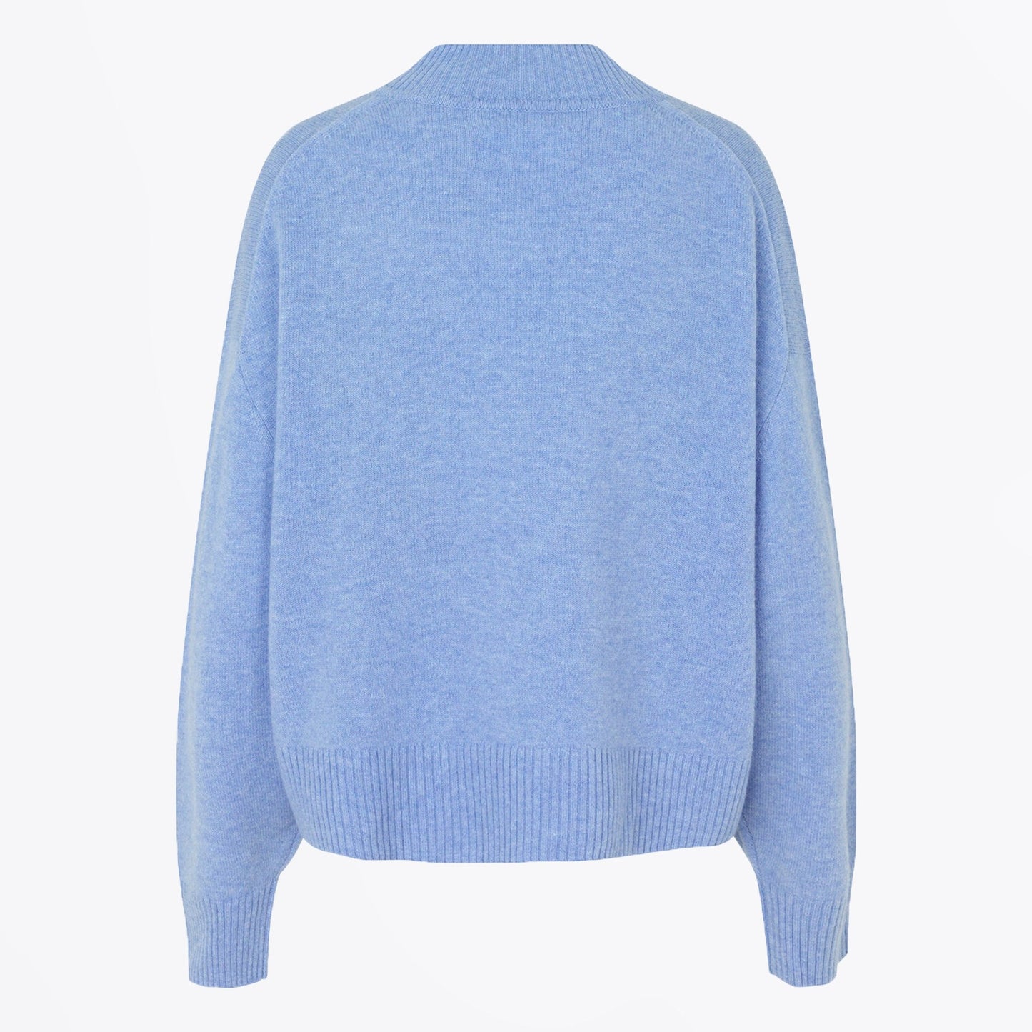- Amaris V Neck Knit - Blue