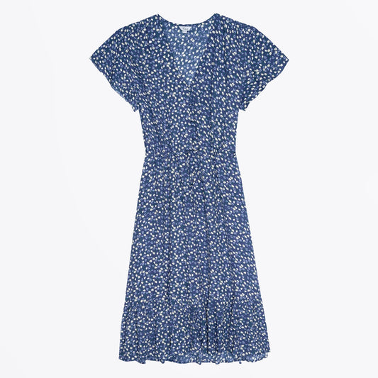 Kiki Dress - Navy Ditsy Floral