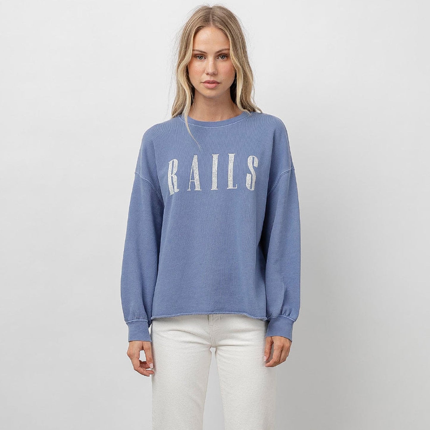 - Signature Sweatshirt - Washed Indigo