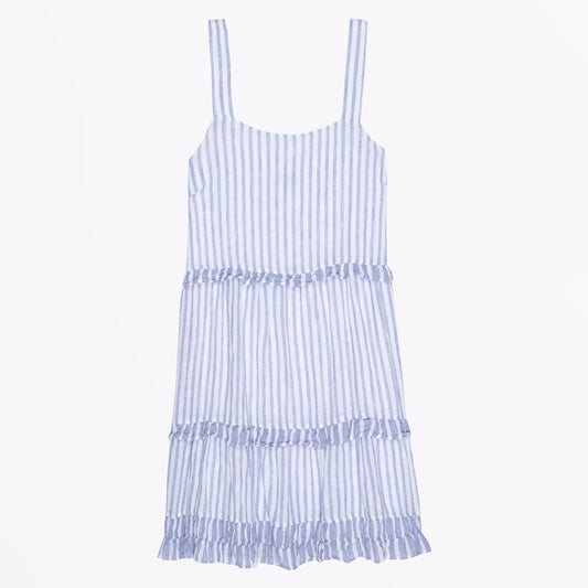 - Sandy Dress - Blue Iris Stripe