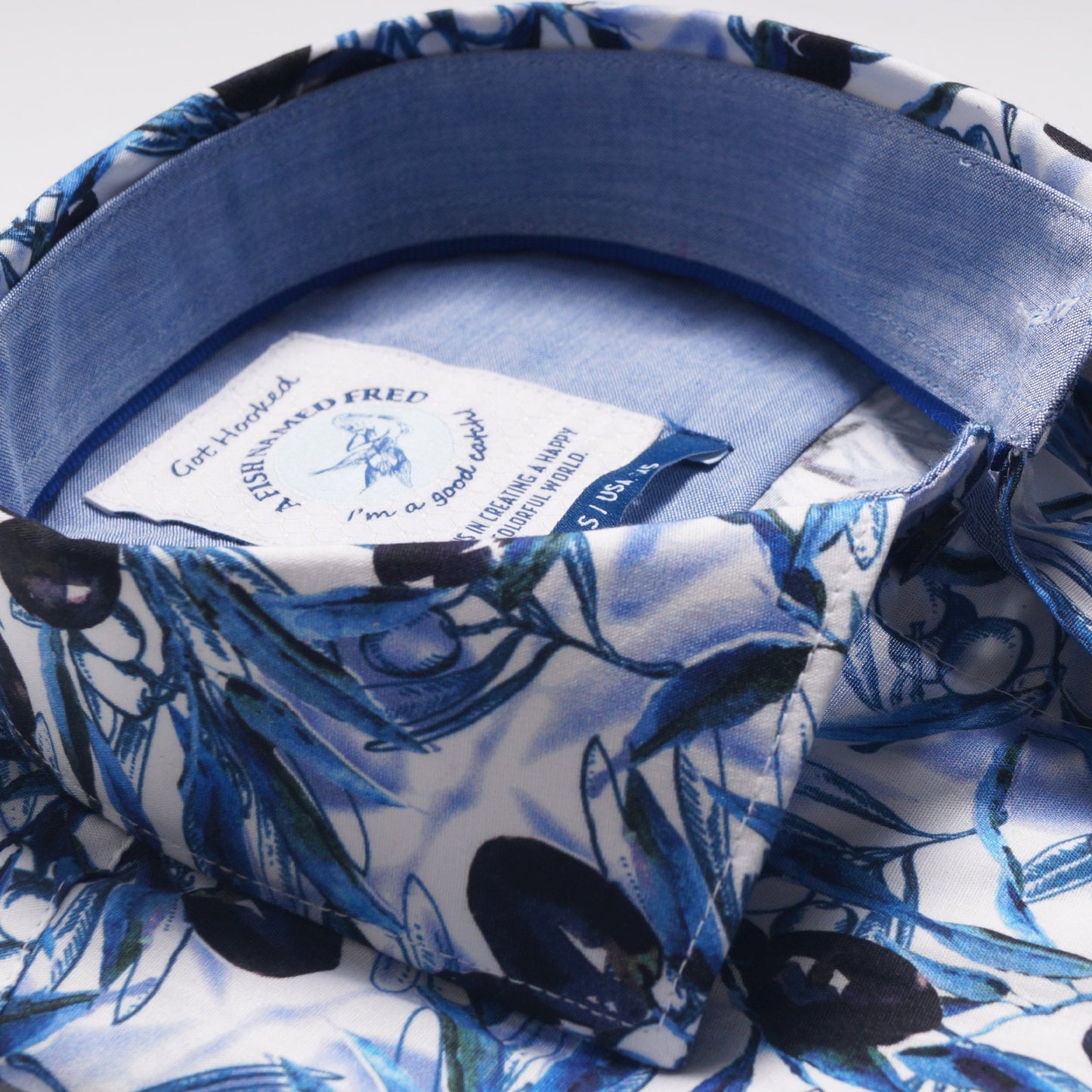 - Olives Shirt - Blue/White