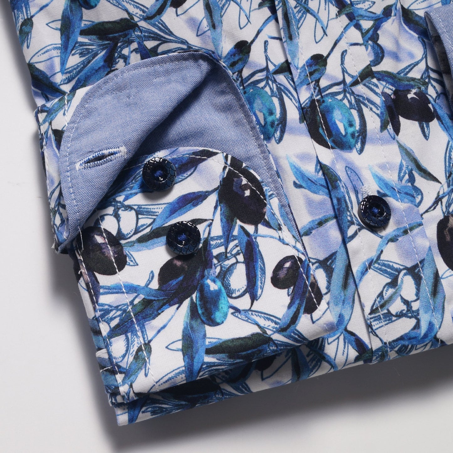 - Olives Shirt - Blue/White