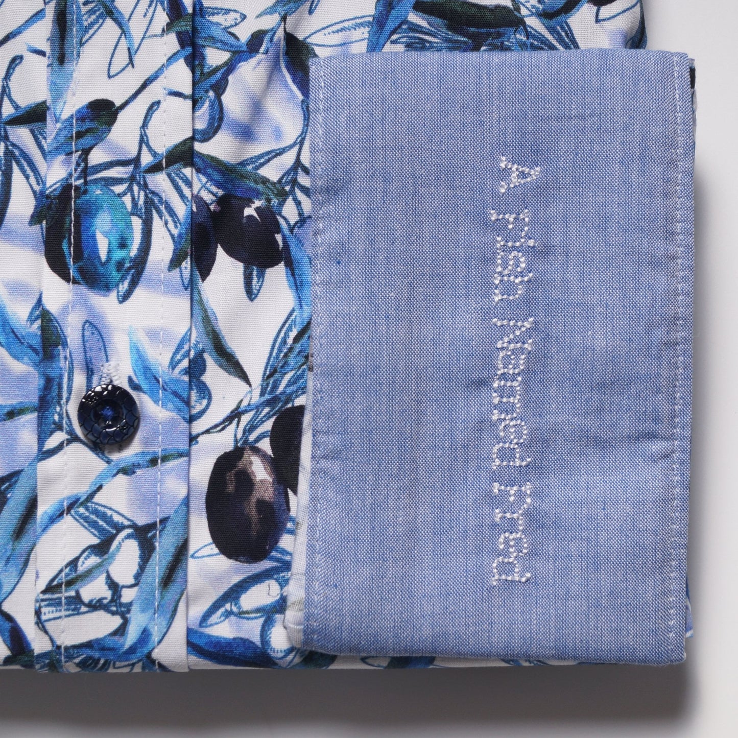 - Olives Shirt - Blue/White