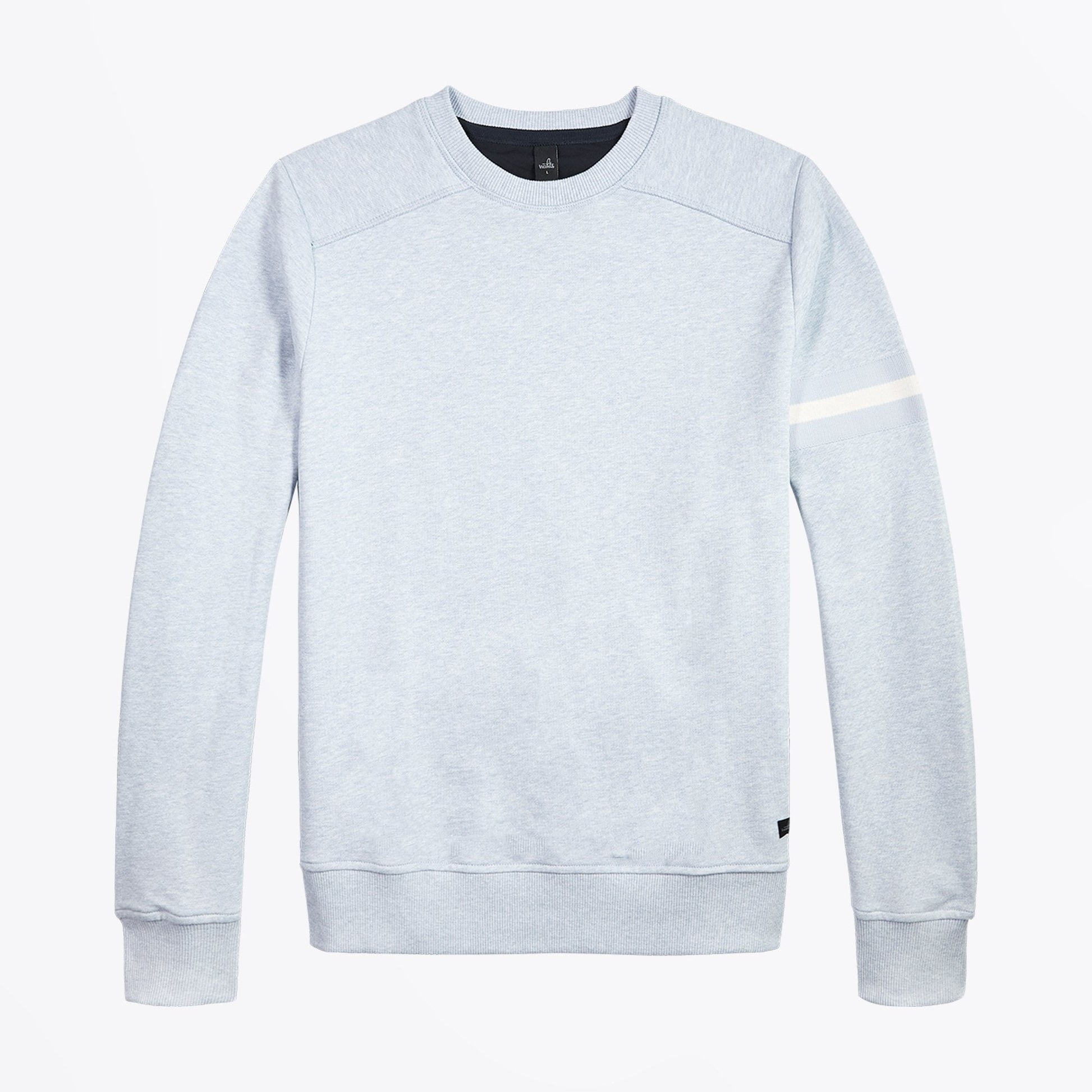 Wahts - Moore Crew Neck Sweater - Lightblue Melange
