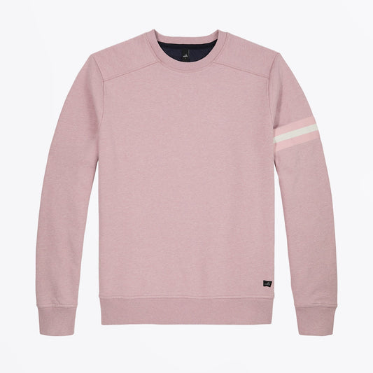 - Moore Crew Neck Sweater - Silver Pink