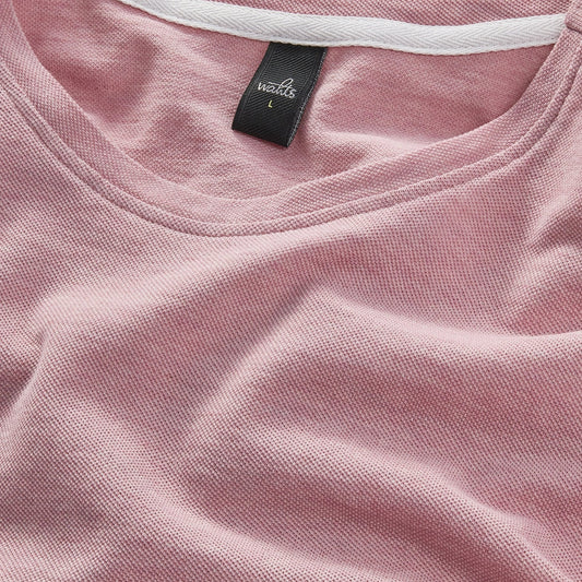 - Dean - Pique T-Shirt - Silver Pink