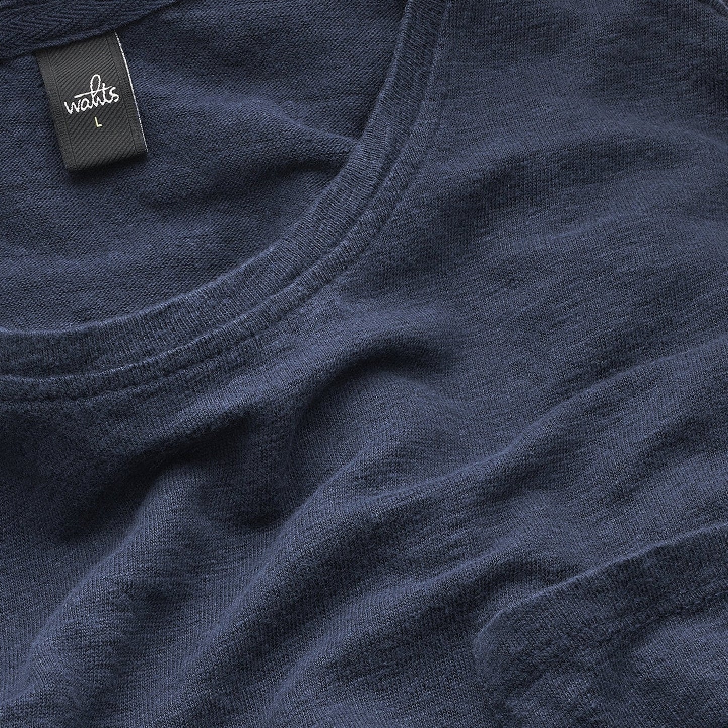 - Reese - Linen Pocket T-Shirt - Navy