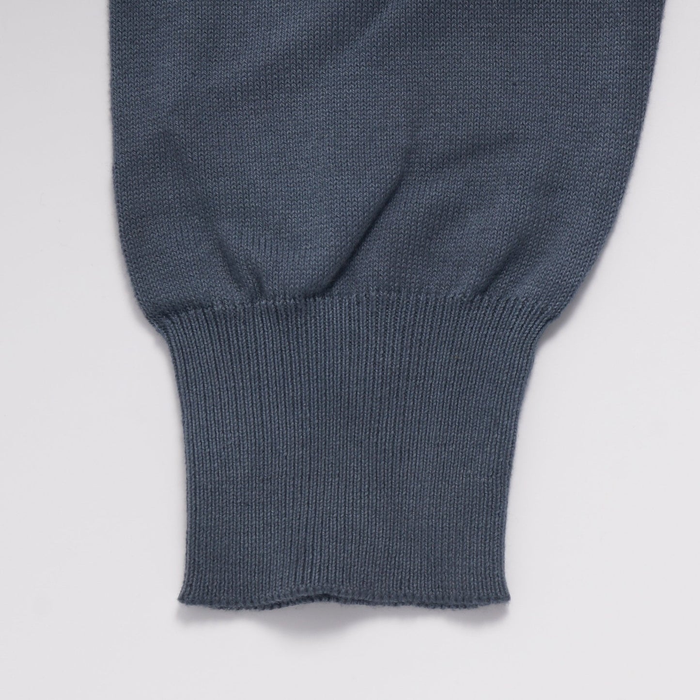 - Tie-Dyed Knitted Crew Neck Sweater - Dark Grey