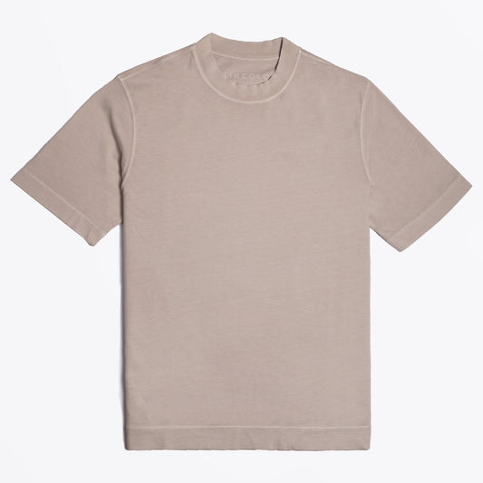 Jersey Crew Neck T-Shirt - Beige