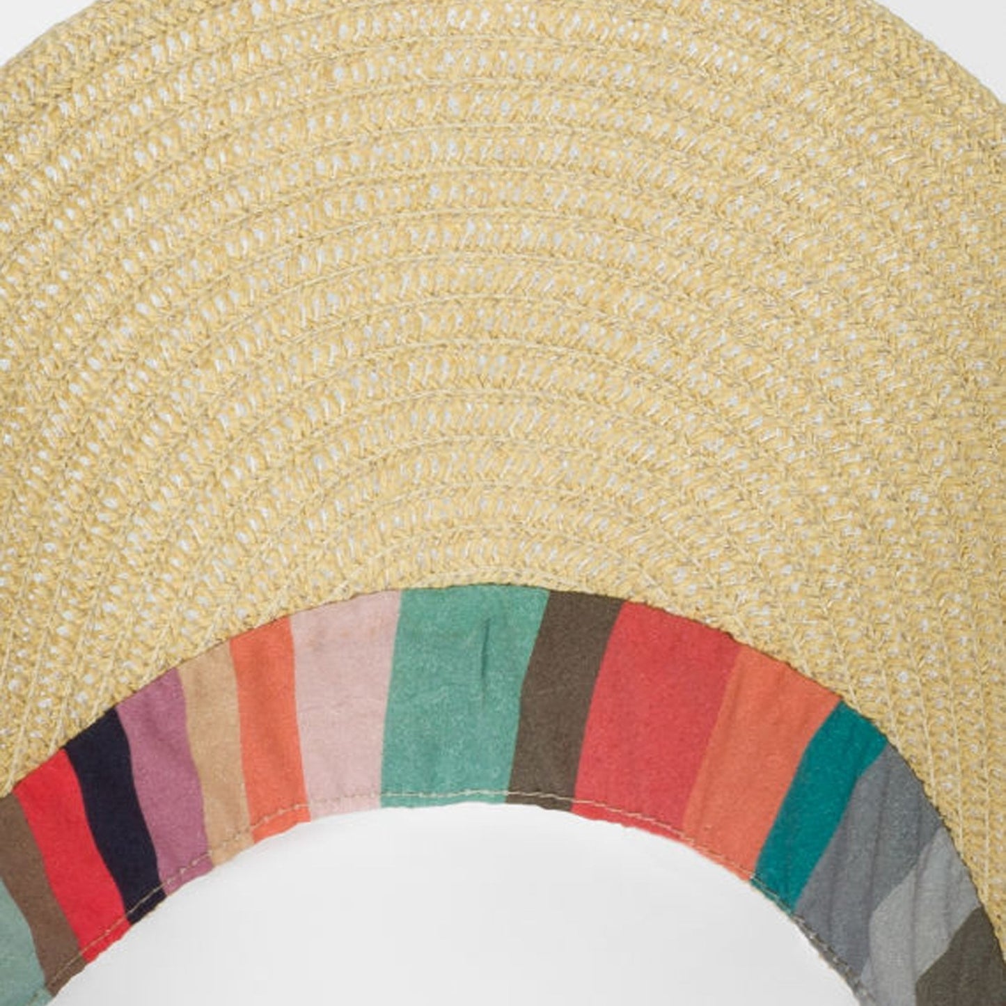 - Swirl Woven Visor - Tan