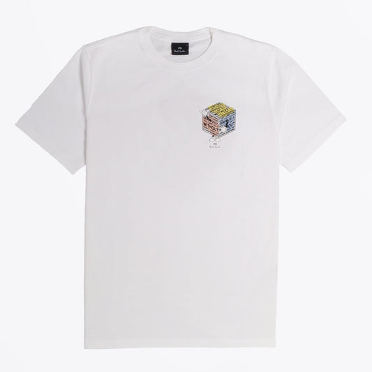 - Cubman Regular Fit T-Shirt - White