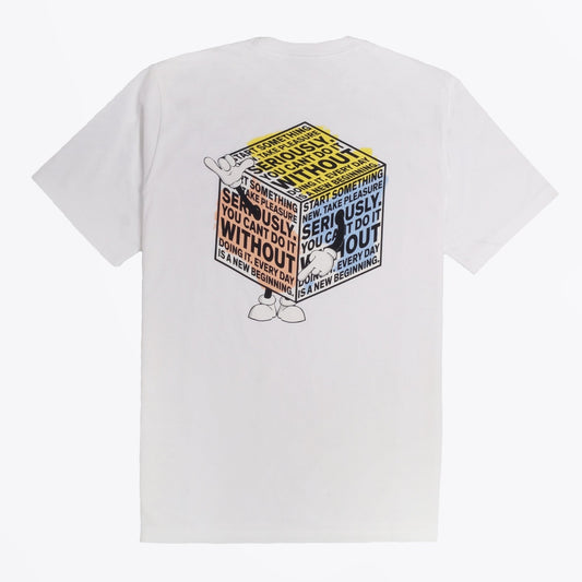 - Cubman Regular Fit T-Shirt - White