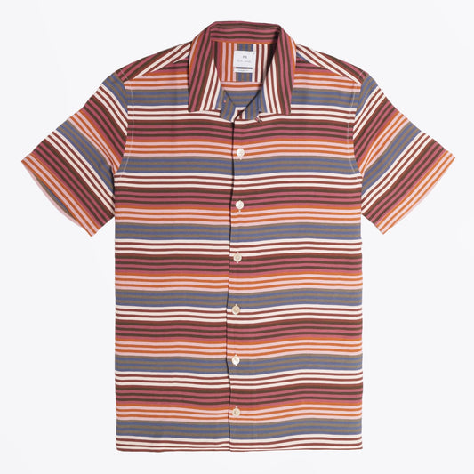 - Casual Fit Striped Shirt - Multicolour