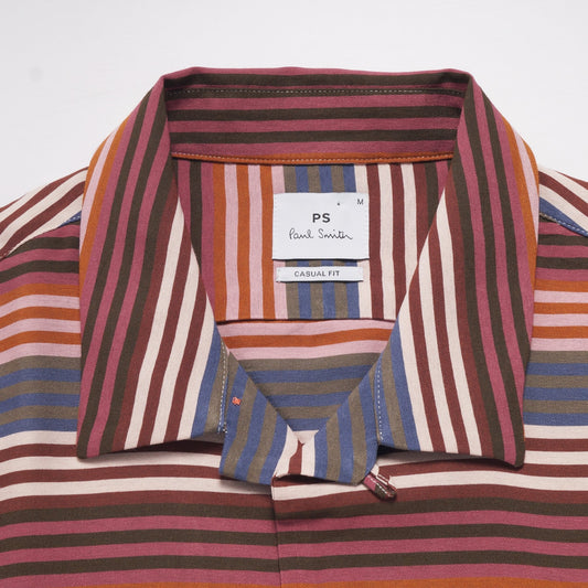 - Casual Fit Striped Shirt - Multicolour
