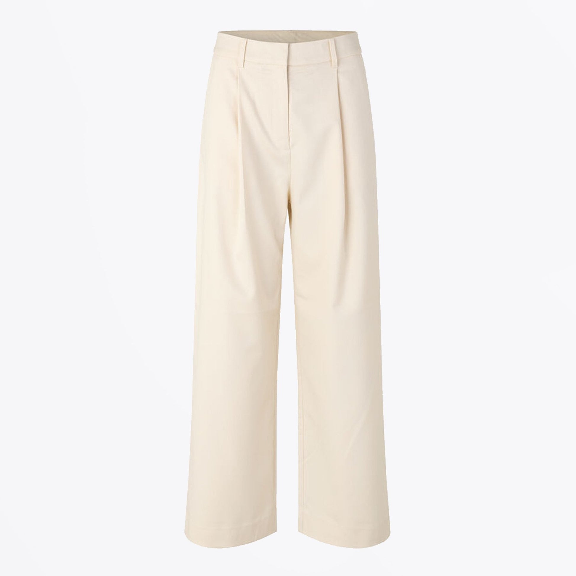 Samsoe - Jalia Wide Leg Trousers - Whitecap Grey