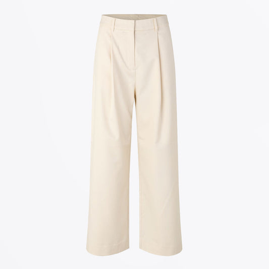 Jalia Wide Leg Trousers - Whitecap Grey