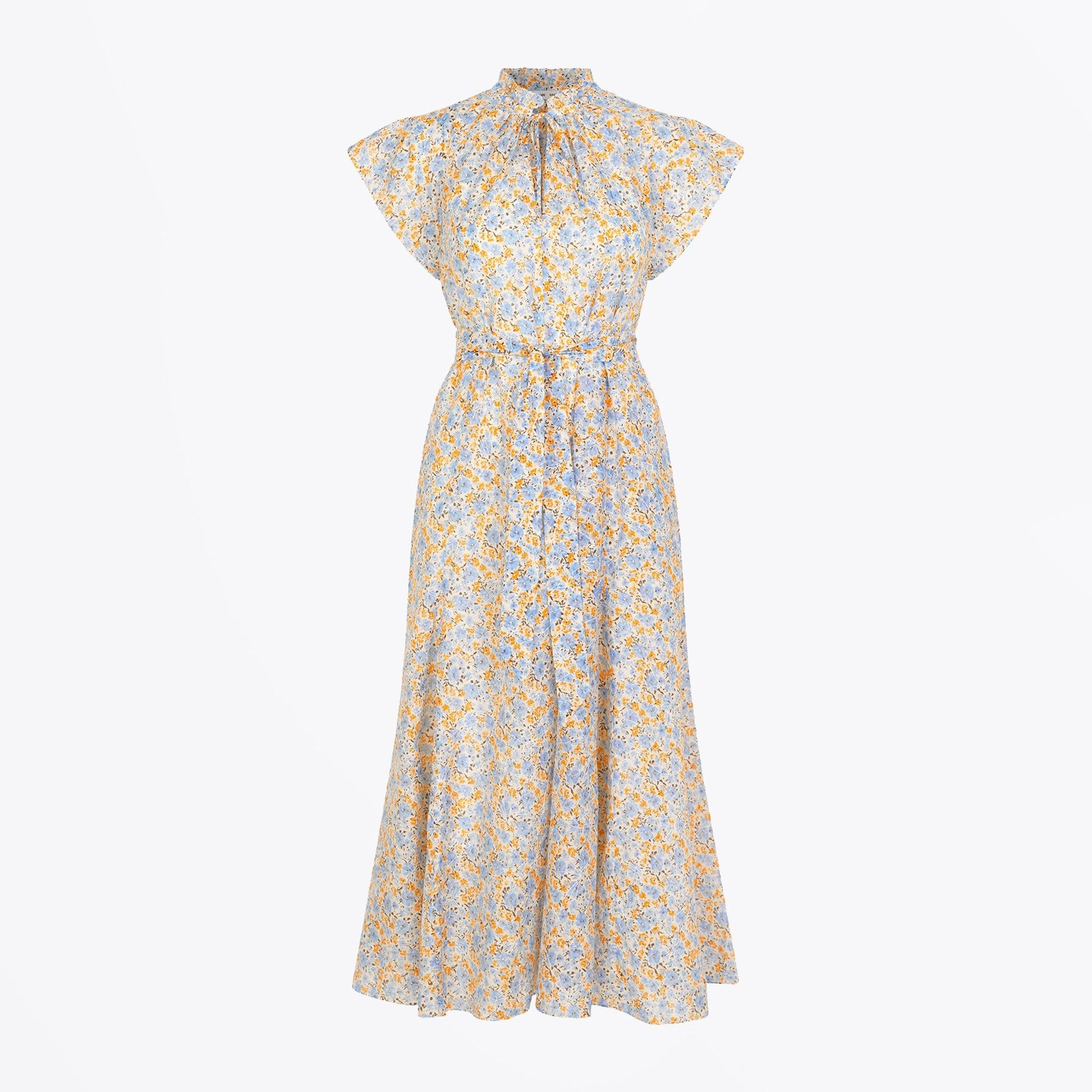 Samsoe Karookh Long Dress - Apricot Blossom