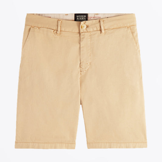 - Stuart - Pima Cotton Shorts - White Sand