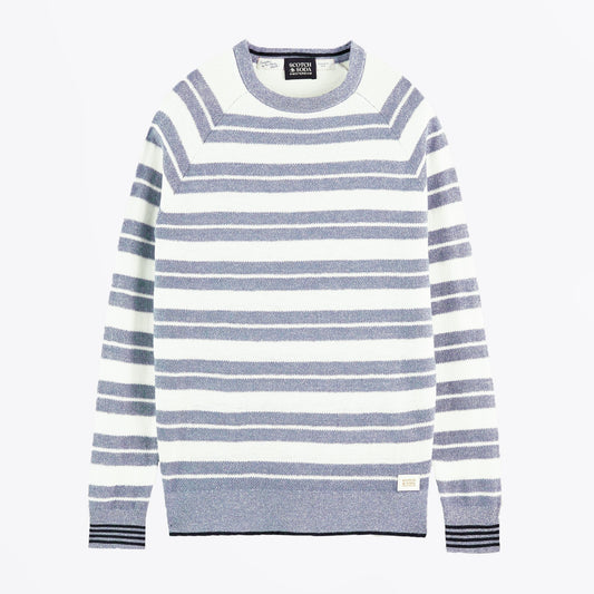 Linen Blend Crewneck Pullover - Combo A