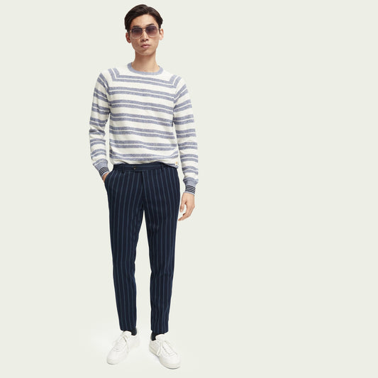 Linen Blend Crewneck Pullover - Combo A