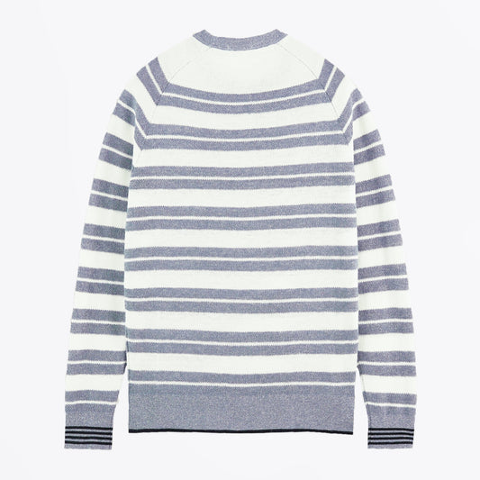 Linen Blend Crewneck Pullover - Combo A