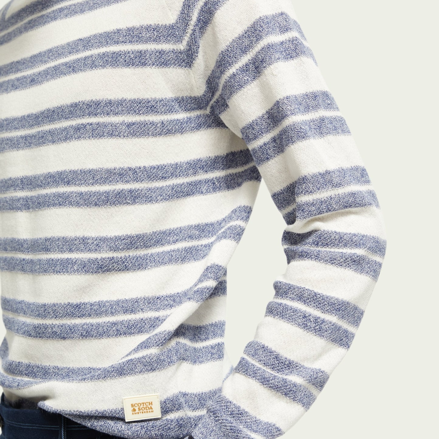 Linen Blend Crewneck Pullover - Combo A