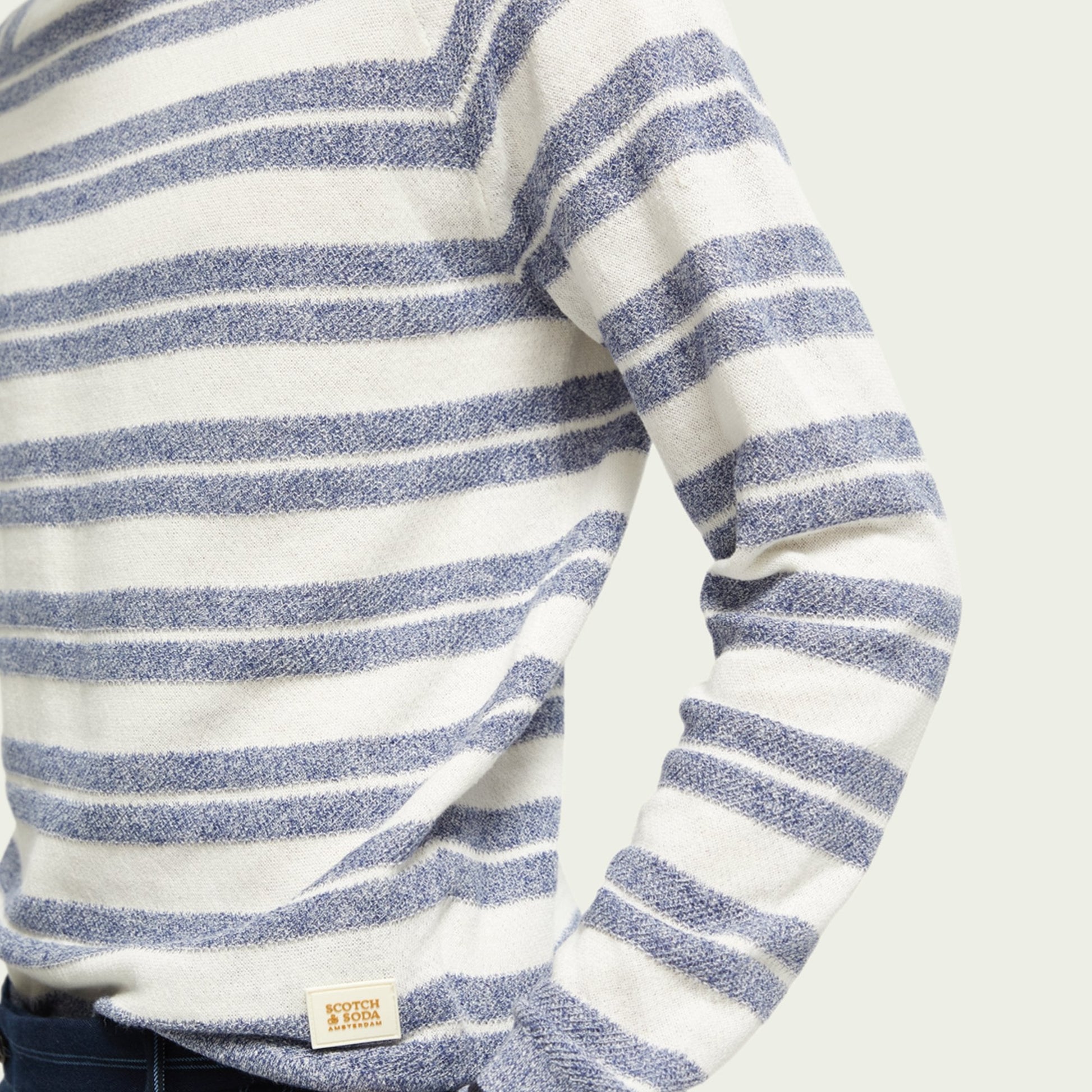 Scotch Linen Blend Crewneck Pullover - Combo A