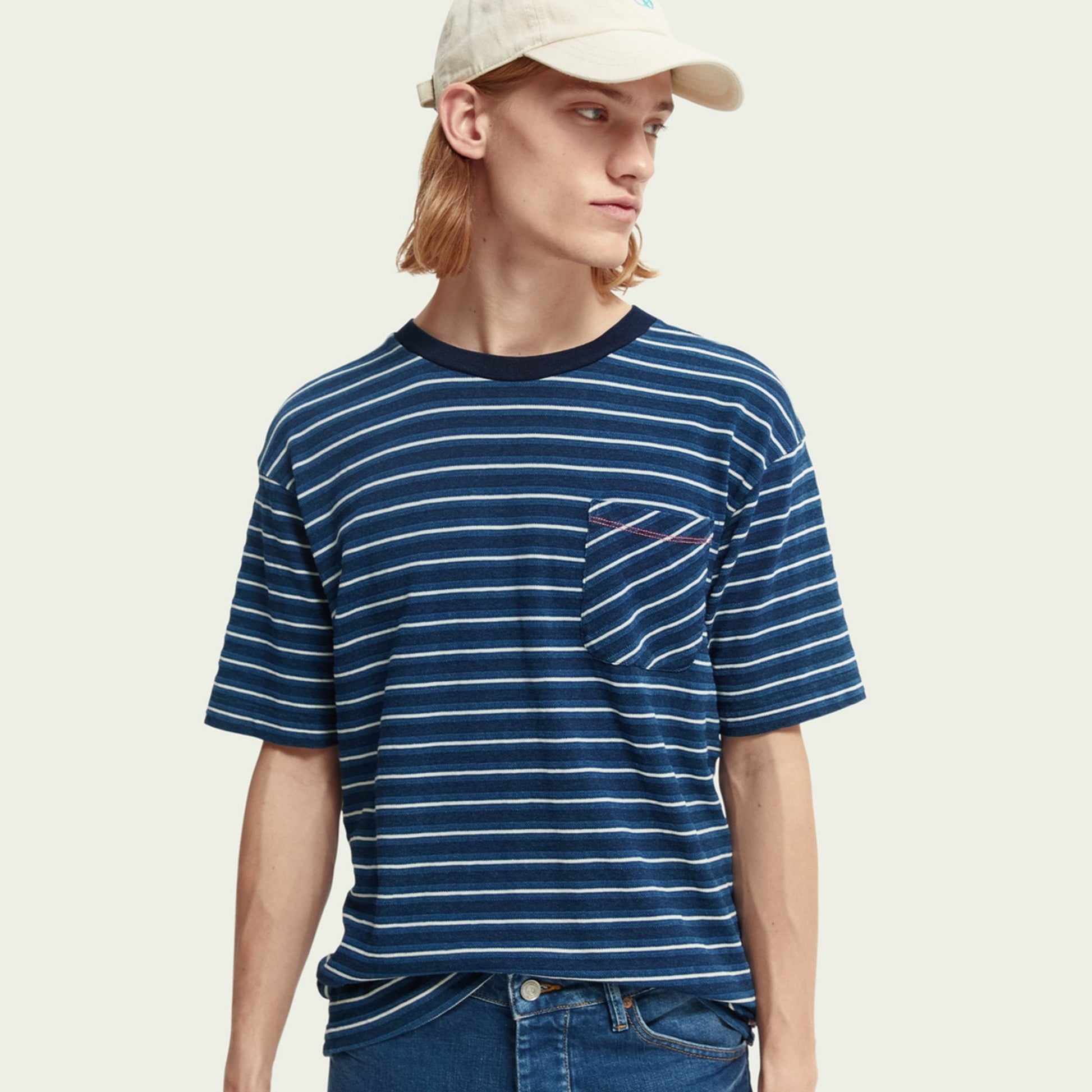Scotch - Indigo Striped Tee - Combo A