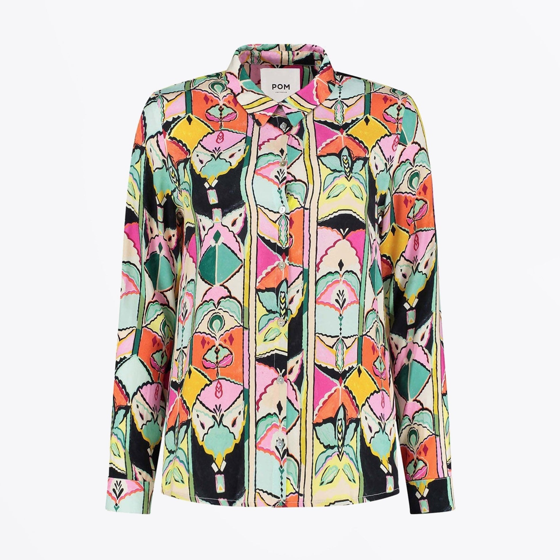 Pom Mila Party Paper Blouse - Party Paper