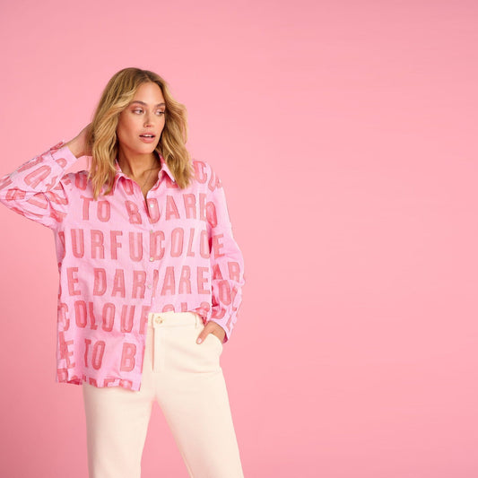 Mile Dare to be Pink Blouse - Pink
