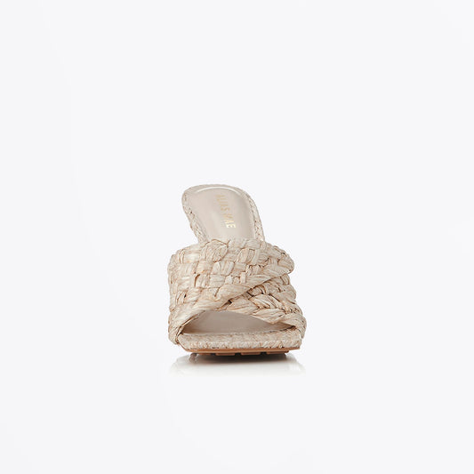 Lennon High Heel Shoes - Natural
