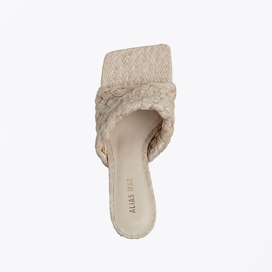 Lennon High Heel Shoes - Natural