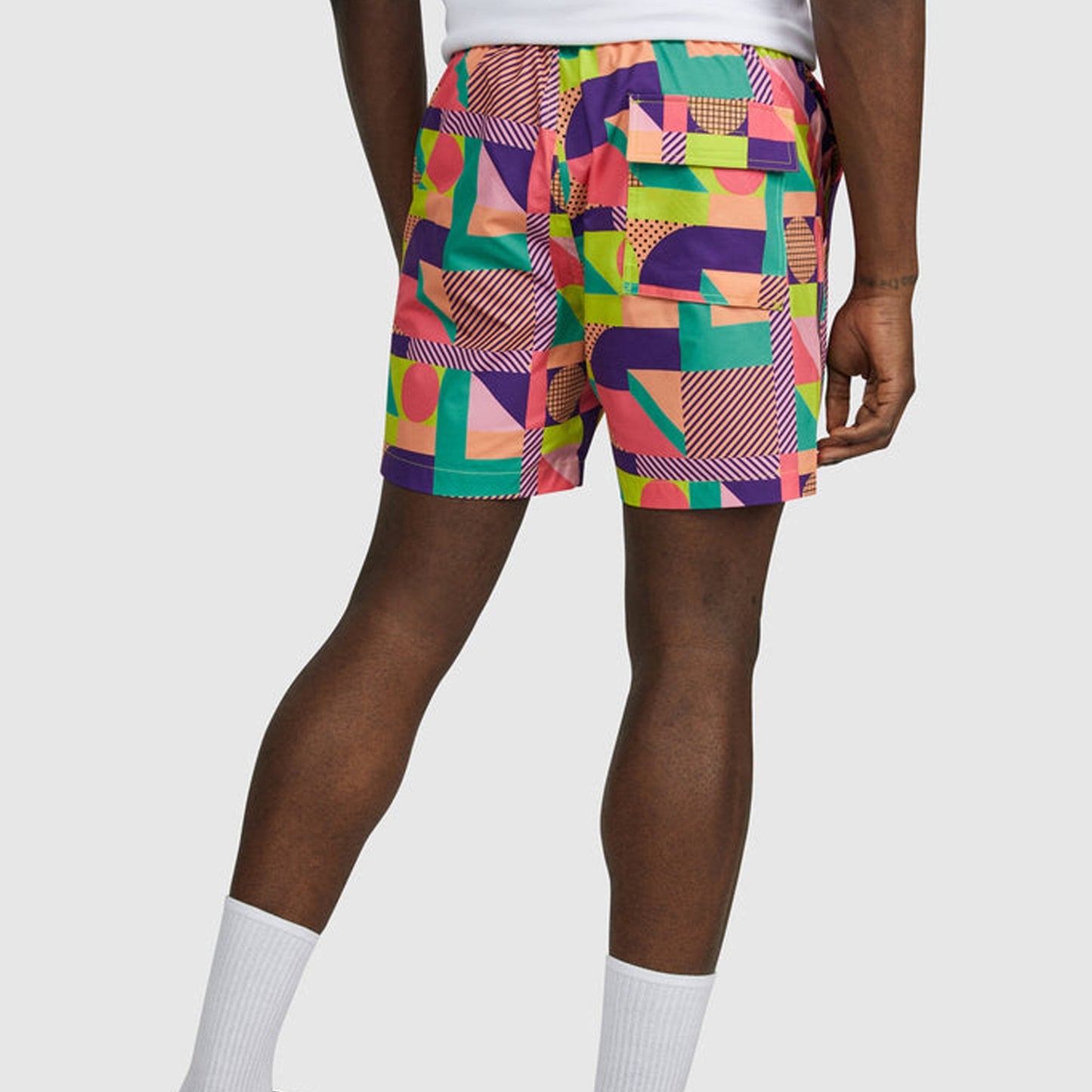 Henry Deco Swim Trunks - Coral Gables